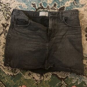 Everlane Charcoal “The Denim Skirt”
